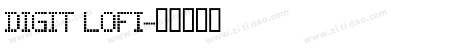 Digit LoFi字体转换